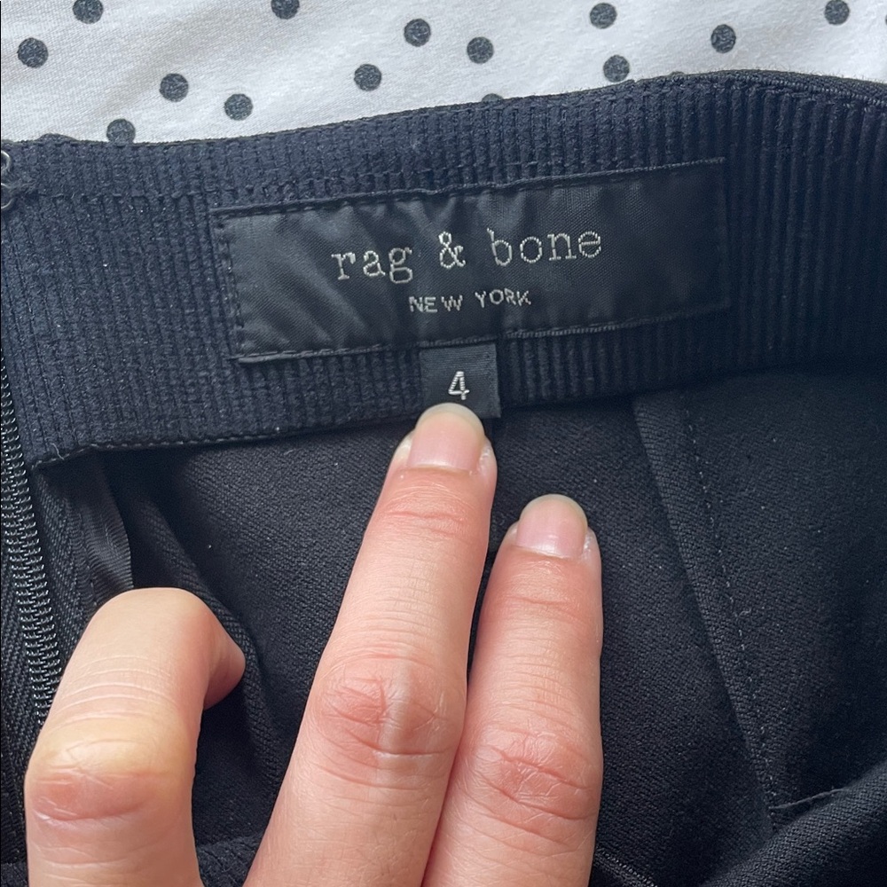 Rag & Bone Black Trousers